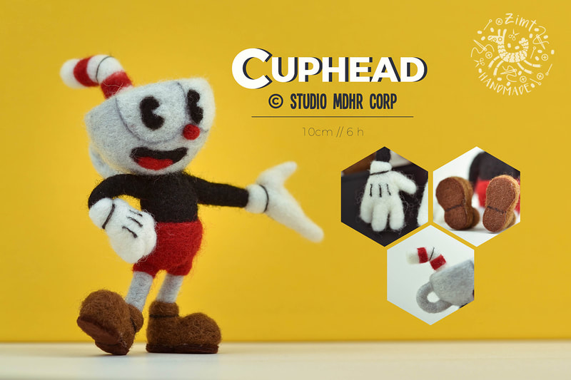 Model: Cuphead / Size: 10cm / Time: 6h